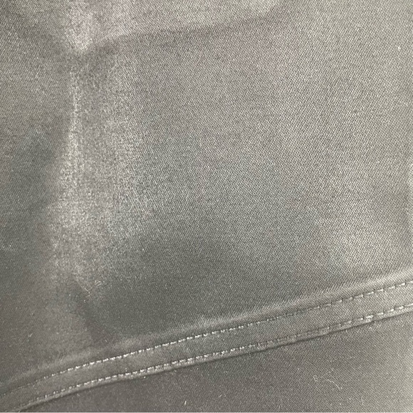 Banana Republic Luxe Sateen Coated Black Skinny Jeans Size 25 - Picture 7 of 15